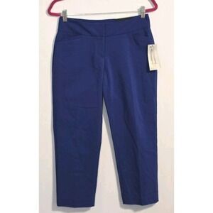Apt. 9‎ Women's Blue Capri Pants Size 4 Career Business Travel Preppy